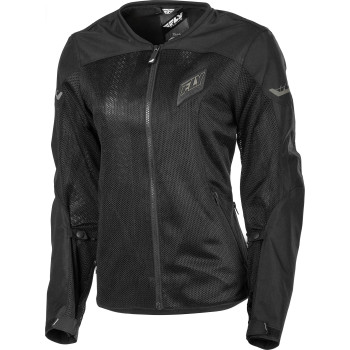 Fly Racing Street Women's Flux Air Jacket (Black, XX-Large)