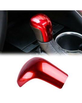 Xotic Tech Gear Shift Knob Cap Cover Trim, Glossy Red, Compatible with Toyota Camry 2018-2023, Corolla Hatchback 2019-2023, Avalon 2019-2023