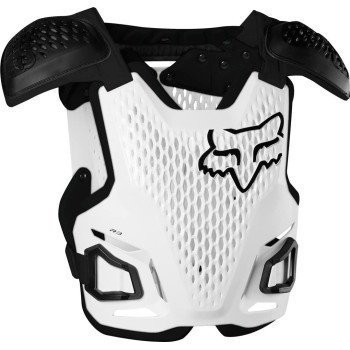 Fox Racing Mens R3 Motocross Roost Deflector,White,S/M