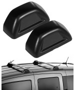 cciyu 1x Black Roof Rack Crossbars End Covers Cargo Rack End Cap Replacement Fit for 2003-2011 for Honda Element Sport Utility 4-Door