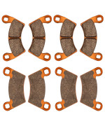 Zinger Brake Pads for 2012-2018 Polaris Ranger XP 900,2008-2013 Polaris Ranger 500 700 800, 2014-2017 Ranger Diesel,2010-2015 Ranger EV,4 Sets Front & Rear Replacement Brake Pads