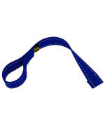 Country Brook Design - 1 Inch Winch Hook Pull Strap with Reflective Nylon - Royal Blue