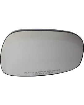 Kool Vue Mirror Glass Compatible With 2002-2007 Buick Rendezvous, Heated Convex With backing plate Passenger Side