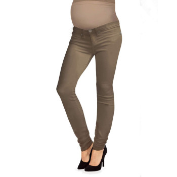 Hybrid Super comfy Stretch Womens Skinny Maternity Jeans PM2835SKX Taupe 1X