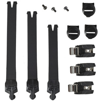 Fox Comp Boot - Replacement Strap Kit/Buckle/Pass - One Size - 25430 (Black)