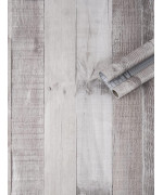 Art3d 177x787 Peel and Stick Wallpaper - Decorative Self Adhesive Vinyl Film Wood grain Wallpaper for Furniture cabinet countertop Shelf Paper, Brownish Shiplap Wallpaper