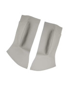 Gray Synthetic Leather Door Panel Insert Cards For 1998-2010 Volkswagen Beetle, 2pcs Door Panel Insert Cards leather with Installation Tools