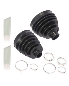 ROADFAR CV Joint Boot Kit Fit for 1999-2010 for Chevrolet Silverado 1500 Classic Front Outer Inner