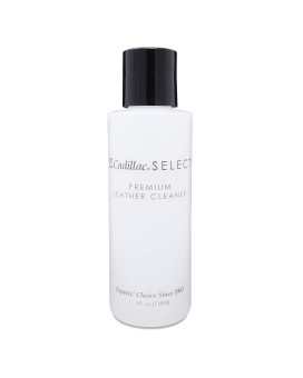 Cadillac Select Premium Leather Cleaner 4 oz - Great for Shoes, Handbags, Jackets, Gloves, Furniture & More