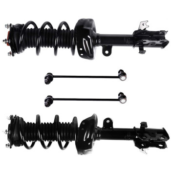 OCPTY Suspension Kits Front Strut Spring Assembly Stabilizer Bar Link Fits 2007-2014 for Honda CR-V Set of 4