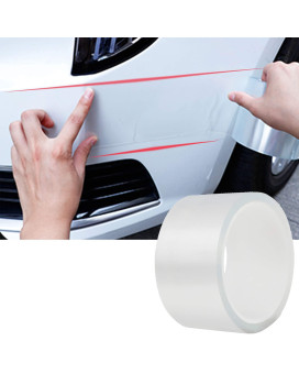 ToLanbbt Car Door Edge Guard Invisible Automotive Door Sill Guard Protectors Anti-Scratch Adhesive Tape Waterproof Strips for Car Door Edge Protection (33Ft x 1.97, Transparent)