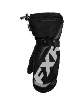 FXR Youth Helix Race Mitt 2020 (Black - Medium)