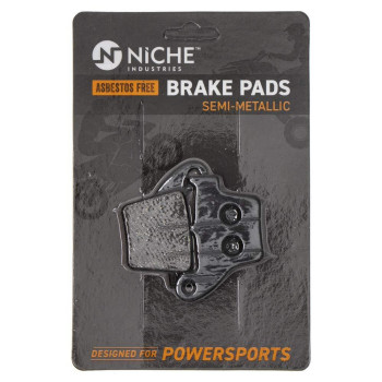 NICHE Brake Pad Set for Honda CRF250RX CRF2250X CRF450R CRF250F CRF450X CR250R Rear Semi-Metallic