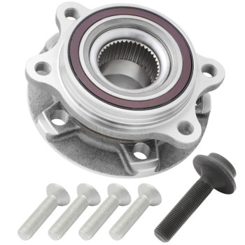 BR930817K - Premium Pre-Assembled 513301 Wheel Hub Bearing Assembly Compatible With [FRONT] [Audi] A series, S Series, Q5 - [Rear] A Series Quattro ONLY, S Series [See Description for Fitment]