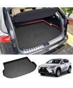 Powerty Compatible with Trunk Mat Lexus NX200t NX300 NX300h 2015 2016 2017 2018 2019 2020 2021 All Weather TPO Rear Cargo Liner