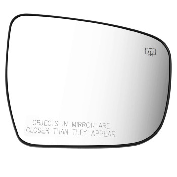 963654BA1A OE Style Passenger Right Heated Mirror Glass Lens Compatible with Rogue Murano Pathfinder 14-19