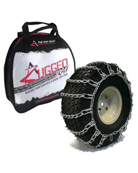 The ROP Shop | Pair of 2 Link Tire Chains?20x9x8?for Snow Blowers, Lawn & Garden Tractors, Mowers & Riders, UTV, ATV, 4-Wheelers, Utility Vehicles