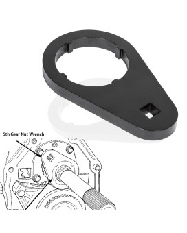 E-cowlboy 1/2 Drive Mainshaft 5th Gear Nut Wrench for Dodge 1994-2004 NV4500HD models with Cummins Diesel or V-10, NV4500 4x4 29 spline & 4x2 31 Spline Output