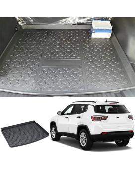 kaungka Cargo Liner Rear Cargo Mat Trunk Tray Waterproof Protector 2020 2021 Compatible with 2018-2019 Jeep Compass