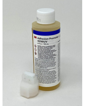 3M 4298UV Adhesion Promoter - Tape Primer 4 fl oz / 118 ml Bottle with 0.750 x 0.312 Felt Tip Applicator