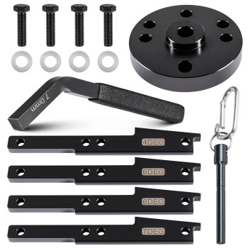 3163021 Cam Timing Tool Kit+3163530 Engine Brake Adjustment Tool 7MM for All Cummins ISX QSX Engine 2007-2017 with Cam Gear Puller & Crank Pin Replace OEM 3163069 3163020 Heavy Duty Steel (15 PCS)