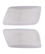 NewYall Pack of 2 Clear Left Driver and Right Passenger Side Headlight Headlamp Lens Cover