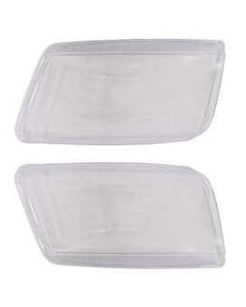 NewYall Pack of 2 Clear Left Driver and Right Passenger Side Headlight Headlamp Lens Cover