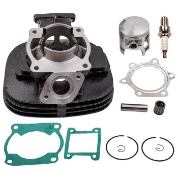 Waverspeed Cylinder Piston Gasket Top End Rebuild Kit Set for Yamaha Blaster 200 YFS200 195cc 1989-2006 2XJ-11111-00-00 2XJ-11311-02-00