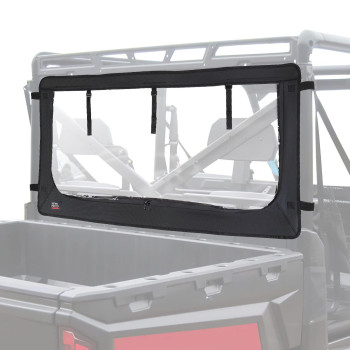 KEMIMOTO Rear Window Compatible with Ranger XP 1000 900 , Zippered PVC Rear Windshield Compatible with 2017-2023 Polaris Ranger XP 1000 900 / Crew