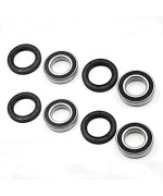 Replacement for Yamaha Front Wheel Bearings and Seals Kits 04-13 Rhino 450 660 700