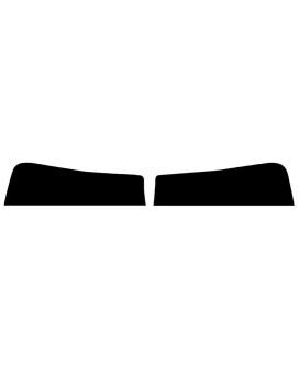 The Tint Effect Precut Window Tint Kit Compatible with Chevrolet Silverado 2500 & 3500 HD Crew Cab (2020-2024)(Includes: Front Windshield Visor/Brow precut in 5%) Automotive Film