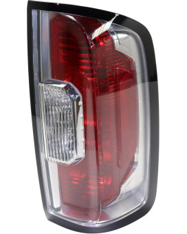 Evan Fischer Passenger Side Tail Light Assembly Compatible With 2015-2022 GMC Canyon With Bulb