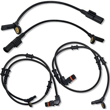 Bapmic 1645400717 Front & Rear ABS Wheel Speed Sensor for Mercedes-Benz W164 X164 2006-2011