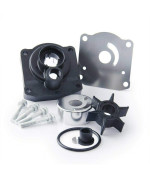 Water Pump Impeller Repair Kit for Yamaha F25 25hp C30 2-stroke Outboards 61N-W0078-11-00, 61N-W0078-13-00