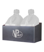 VP Racing Fuels 3050 Aluminum Storage Rack for 5 Gallon Motorsport Containers. Bottomless Storage Rack Features VP Logo Cut-Out. Rack is Mountable.