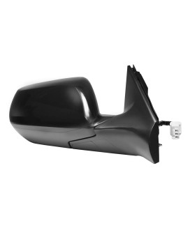 Fit System Passenger Side Mirror for HONDA CR-V LX, (US Built, textured black w/PTM cover, foldaway), w/o turn signal, w/o BSDS, w/o camera, Power (63069H)