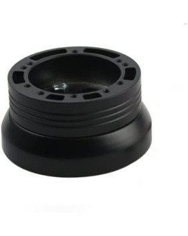 5 & 6 Hole Steering Wheel Black Hub Adapter (Flaming River, Ididit, GM, Chevy)