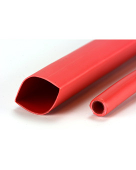 2-Piece TEMCo 3/4 Marine Grade Heat Shrink Tube 3:1 Adhesive Glue Lined 1 RED + 1 BLACK 4ft each