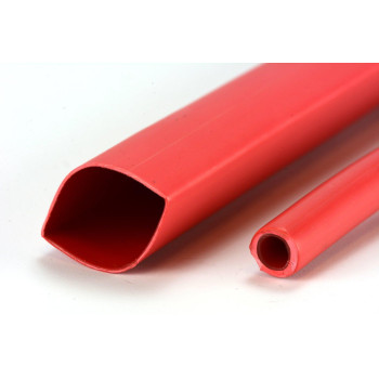 2-Piece TEMCo 3/4 Marine Grade Heat Shrink Tube 3:1 Adhesive Glue Lined 1 RED + 1 BLACK 4ft each