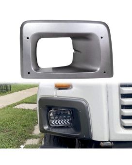 JMTAAT Passenger RH Headlight Bezel Trim Compatible with 2003-2009 Chevy/GMC C6500 C7500 C8500 Replaces 15173202