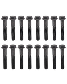 XtremeAmazing Exhaust Manifold Bolt Screw Kit for Ford F250 F350 7.3L Powerstroke Diesel Engine Pack of 16