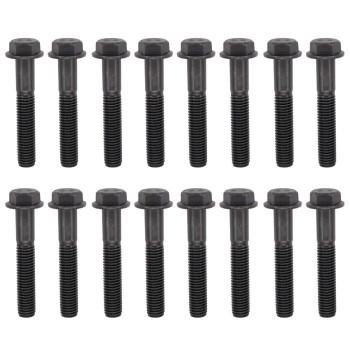 XtremeAmazing Exhaust Manifold Bolt Screw Kit for Ford F250 F350 7.3L Powerstroke Diesel Engine Pack of 16