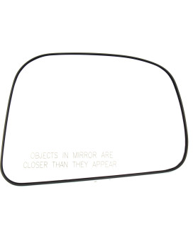 Garage-Pro Mirror Glass Compatible with 2007-2012 Nissan Versa with Backing Plate (Hatchback 07-12)/(Sedan 07-11) Passenger Side