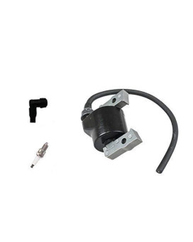 PARTSRUN 21121-2069 (IDZH7158)Ignition Coil With F7TC Spark Plug and Boot Fits Kawasaki FC540V for John Deere AM109258 ZF125B-HHS