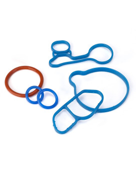 Upgraded ACM Seals Gaskets Compatible with Chevrolet Cruze Limited Sonic Trax 1.4L Buick Encore Turbocharged for Engine Oil Cooler Filter Housing Thermostat