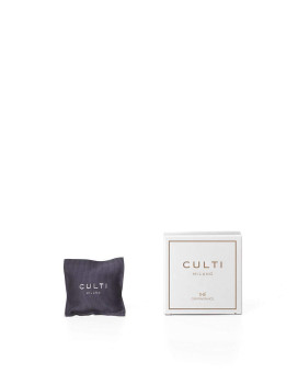 Culti Car Perfume in Scented Pad Size 7X7cm Milan Tea Fragrance, Sencha Tea and Woods - Duration 3 Months