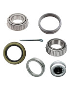 M-Parts Trailer Bearing Repair Kit for 7,000lb 1-3/4 Inch to 1-1/4 Inch Tapered Spindle, Includes EZ Lube Dust Cap with Plug (1 Whole Set) MP-BK-1134-114-ez7k