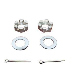 Trailer Nut Set w/ 1 Washers & Cotter Pins fits for 1 Spindle high Strength