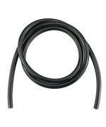 Ucreative 5FT High Temperature Silicone Vacuum Tubing Hose 130PSI Max Pressure Black ID: 1/4 (6mm)