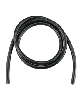 Ucreative 5FT High Temperature Silicone Vacuum Tubing Hose 130PSI Max Pressure Black ID: 1/4 (6mm)